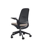 Steelcase - Series 1 Air Chair with Black Frame - Era Truffle / Black Frame