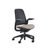 Steelcase - Series 1 Air Chair with Black Frame - Era Truffle / Black Frame