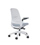 Steelcase - Series 1 Air Chair with Seagull Frame - Era Blue Nickel / Seagull Frame