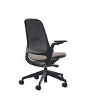 Steelcase - Series 1 Air Chair with Black Frame - Era Truffle / Black Frame