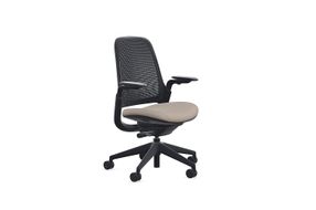 Steelcase - Series 1 Air Chair with Black Frame - Era Truffle / Black Frame