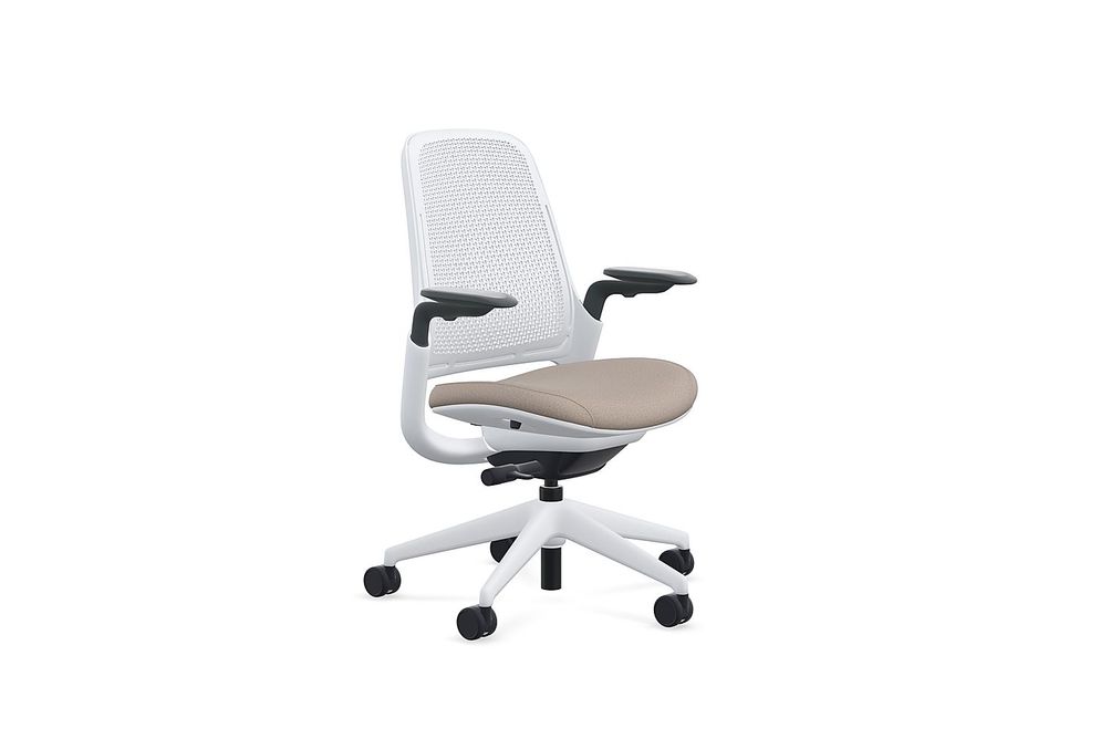 Steelcase - Series 1 Air Chair with Seagull Frame - Era Truffle / Seagull Frame