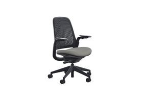 Steelcase - Series 1 Air Chair with Black Frame - Era Night Owl / Black Frame