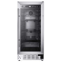 SPT - 92-Can Beverage Cooler - Stainless Steel