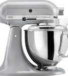 KitchenAid - Artisan Series 5 Quart Tilt-Head Stand Mixer - KSM150PSMC - Metallic Chrome