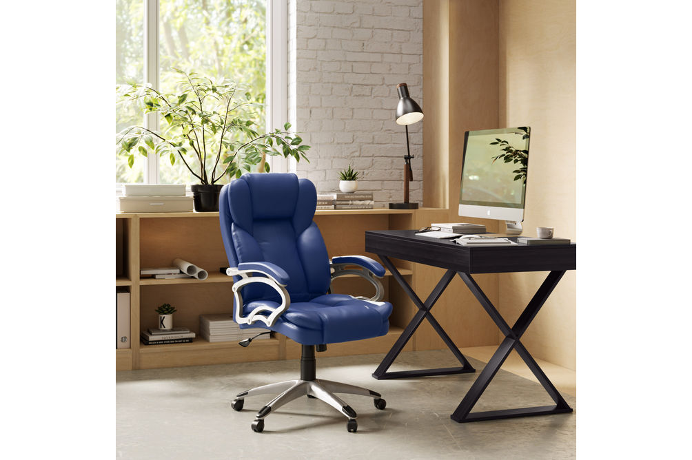 CorLiving Executive Office Chair - Blue