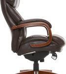 La-Z-Boy - Big & Tall Fairmont Bonded Leather Executive Chair - Biscuit Brown