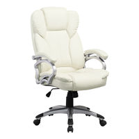 CorLiving Executive Office Chair - White