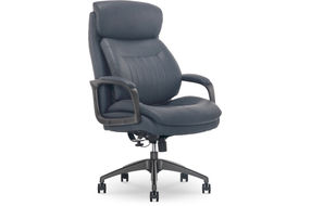 La-Z-Boy - Calix Big and Tall Executive Chair with TrueWellness Technology Office Chair - Slate