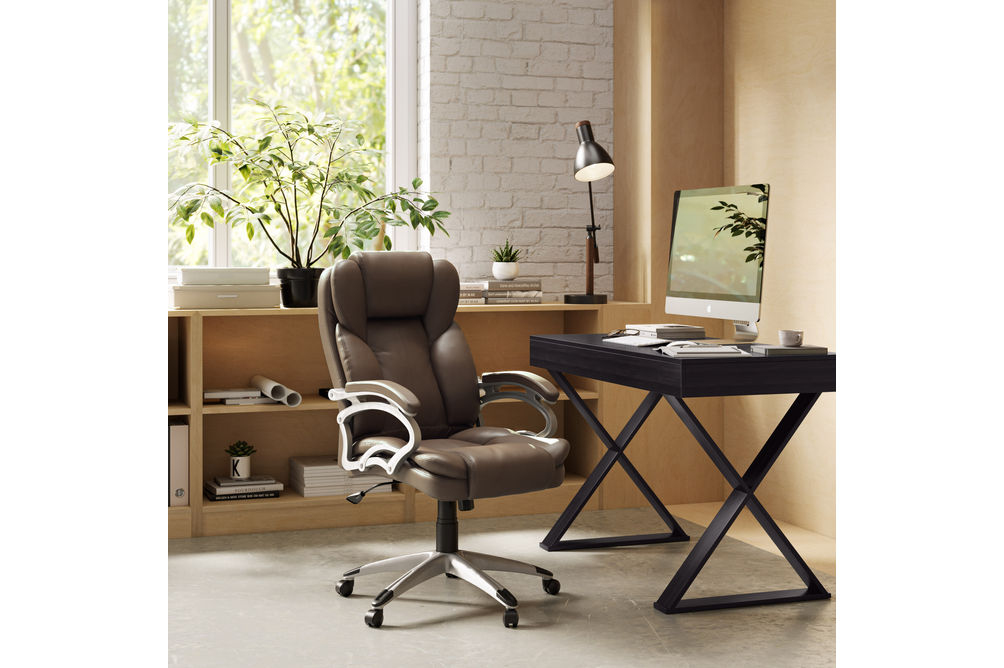 CorLiving Executive Office Chair - Brown