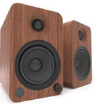 Kanto - YU4 Powered Bookshelf Speakers - Walnut