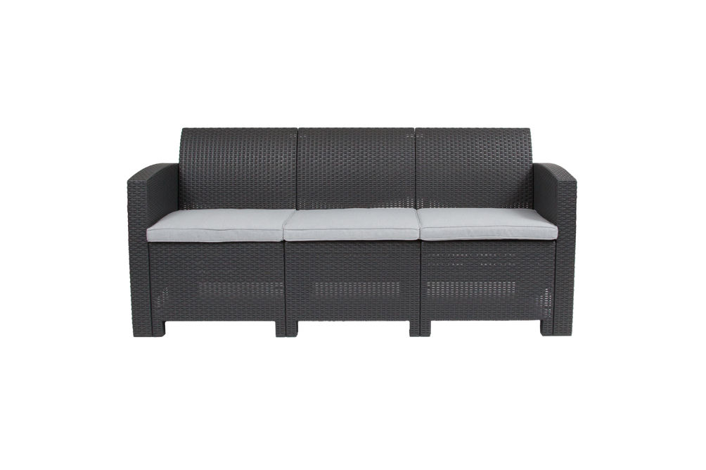 OSC Designs - All Weather Sofa - Dark Gray