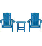 OSC Designs - Adirondack Chairs with Side Table - Blue