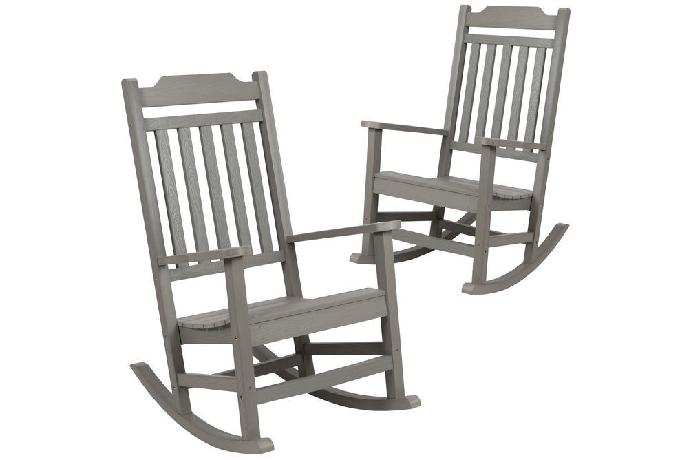 OSC Designs - All Weather Rocking Chairs (pair) - Gray
