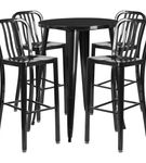 OSC Designs - Metal Round Table with 4 Stools