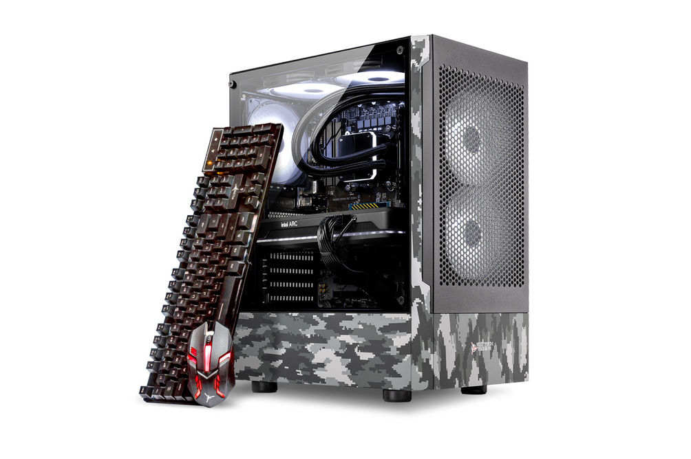 Skytech Gaming, Ghost Gaming Tower, Camo, i5-13400F/16gb/1tb SSD, ARC A580