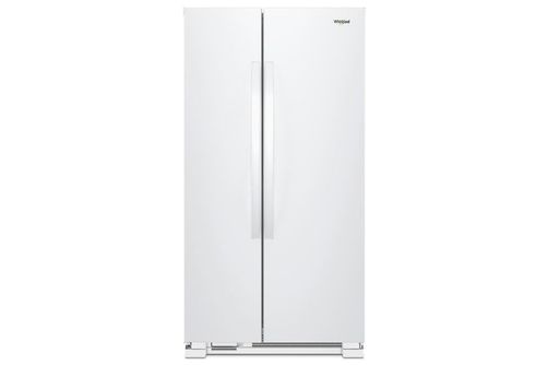 25 Cu FT. Wide Side-by-Side Refrigerator, White