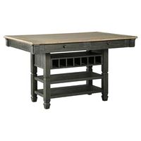 Signature Design by Ashley Tyler Creek Counter Height Dining Table-Black/Gray
