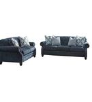 2PC LaVernia-NavySofa and Loveseat