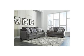 2 PC Baceno SlateSofa andLoveseat