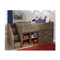 Trinell Twin Loft BedUnder Bed Storage Matt