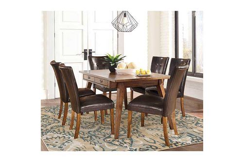 7 PC Centiar Dining Set Table and 6 Chairs