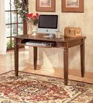 Home Office Small Leg Desk Medium Brown Hamlyn