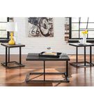 Signature Design by Ashley Airdon Table (Set of 3)-Bronze Finish