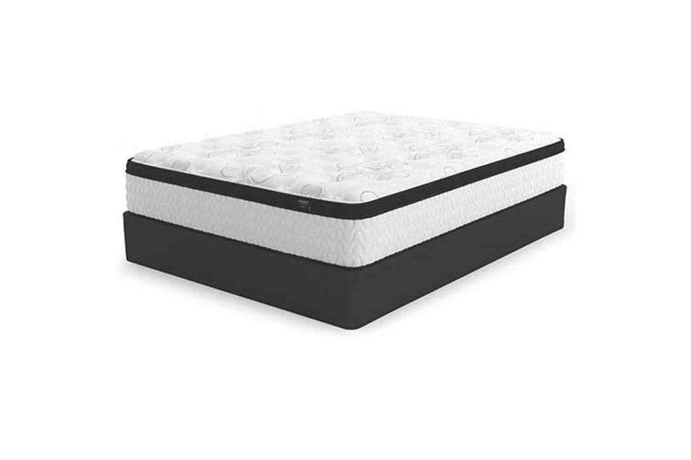 Sierra Sleep by Ashley Chime 12 Inch Hybrid Full Mattress in a Box-White