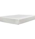 Sierra Sleep by Ashley 10 Inch Chime Memory Foam Full Mattress in a Box-White