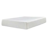 Sierra Sleep by Ashley Chime 12 Inch Memory Foam King Mattress in a Box-White