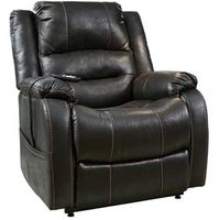 Signature Design by Ashley Yandel Power Lift Recliner-Black