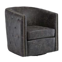 Signature Design by Ashley Brentlow Accent Chair-Distressed Black