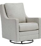 Signature Design by Ashley Kambria Swivel Glider Accent Chair-Frost