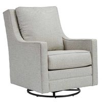 Signature Design by Ashley Kambria Swivel Glider Accent Chair-Frost