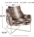 Signature Design by Ashley Wildau Accent Chair-Gray