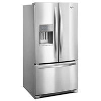 Whirlpool Stainless 25 Cu. Ft. French Door Bottom Mount Refrigerator with Water and Ice Dispenser