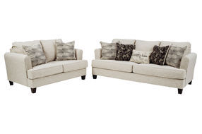 2 PC Callisburg Sofa and Loveseat