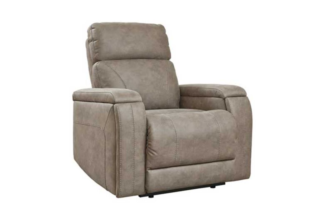 Signature Design by Ashley Rowlett Power Recliner-Fog