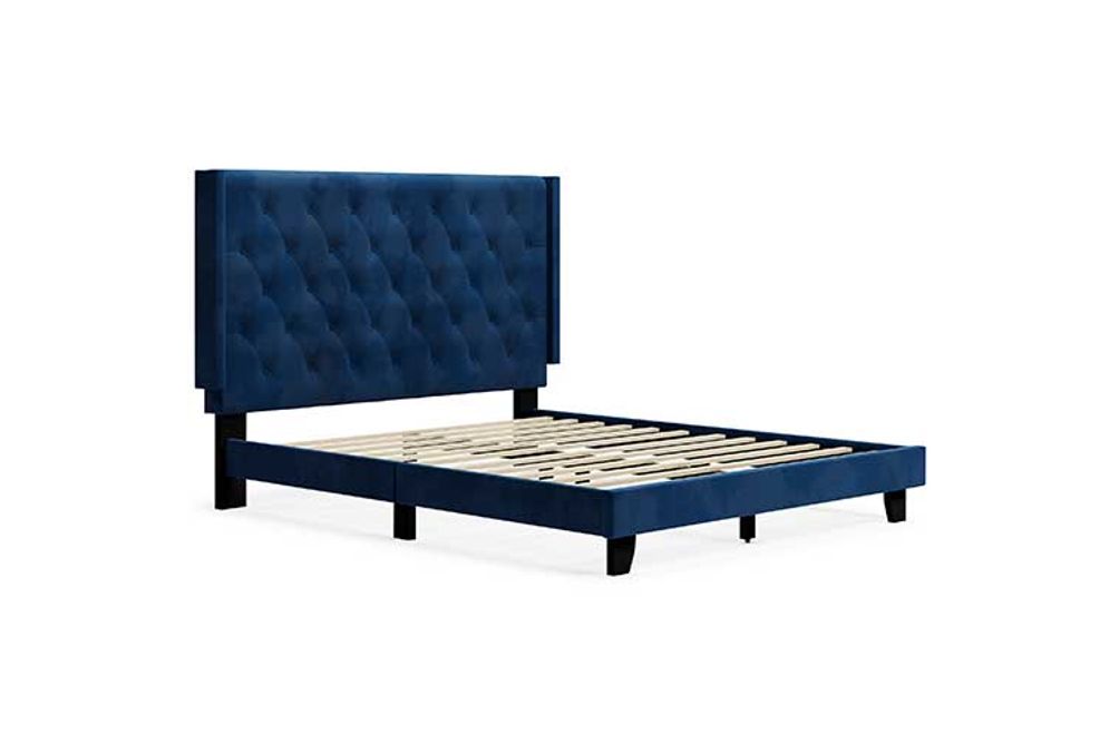 Vintasso Queen UPH HDBD/FTBD/Roll Slats, Blue