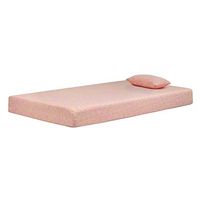 Sierra Sleep by Ashley iKidz Pink Twin Mattress and Pillow-Pink