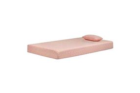 Sierra Sleep by Ashley iKidz Pink Twin Mattress and Pillow-Pink