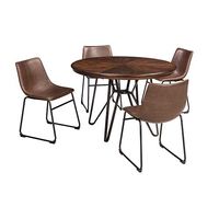 5PC CENTIAR 45 Round Dining Table and 4 Chairs