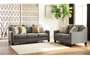 2PC Daylon Sofa/Loveseat, Graphite