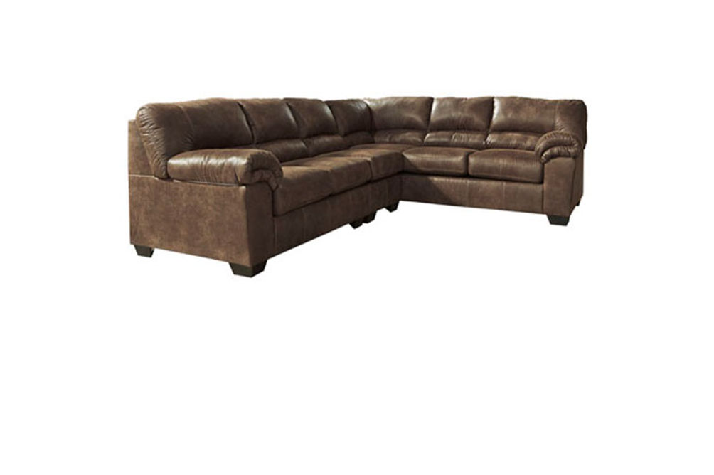 3 PC Bladen Sectional, Coffee