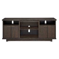 Brazburn 66" TV Stand, Dark Brown