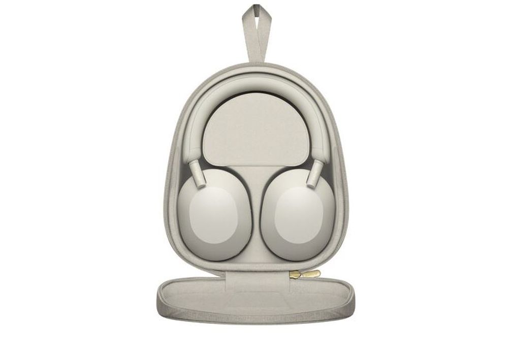 WIRELESS INDUSTRY LEADING NOISE CANCELING HEADPHONES SILVER