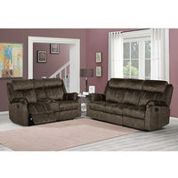 3PC Domino, RECL Sofa & Love W Console & Recliner