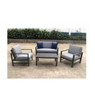 Signature Design by Ashley Fynnegan Outdoor Loveseat, 2 Lounge Chairs and Coff