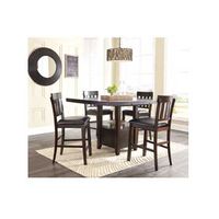 Signature Design by Ashley Haddigan Counter Height Dining Table and 6 Barstools